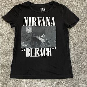 EC Nirvana "Bleach" T-Shirt - Black - Size Medium